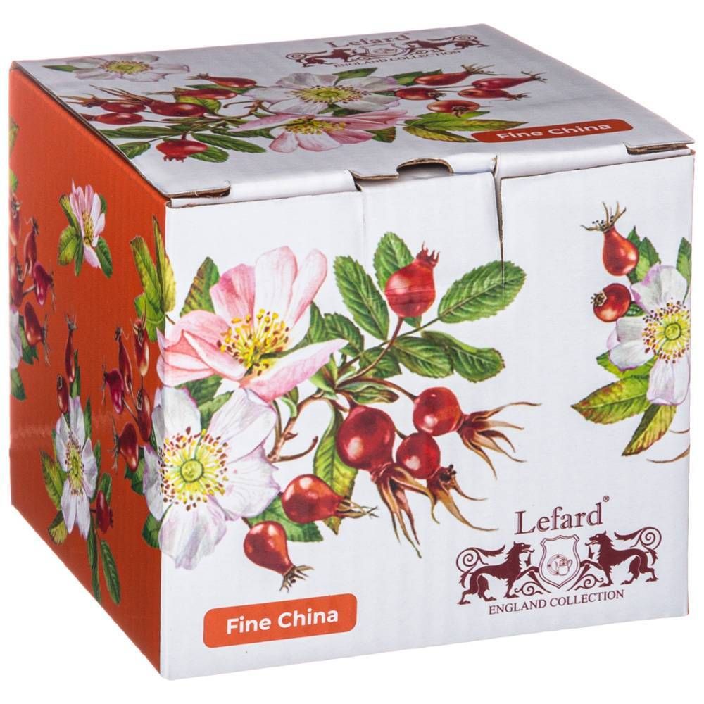 БАНОЧКА С СИЛИКОНОВОЙ КРЫШКОЙ LEFARD "ШИПОВНИК" 300 МЛ (КОР=36ШТ.)