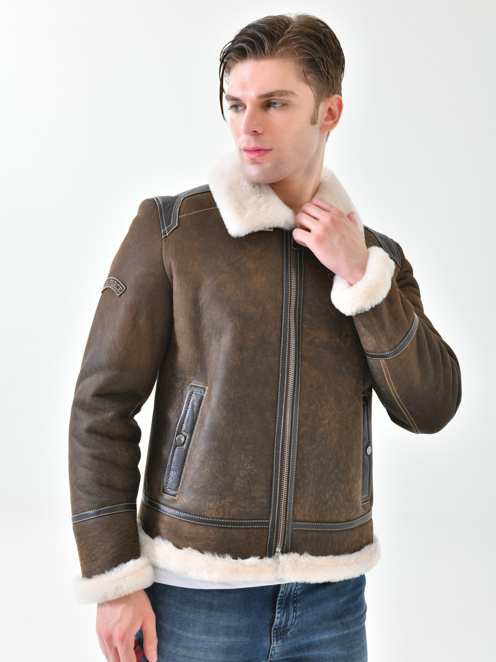 Дубленка мужская