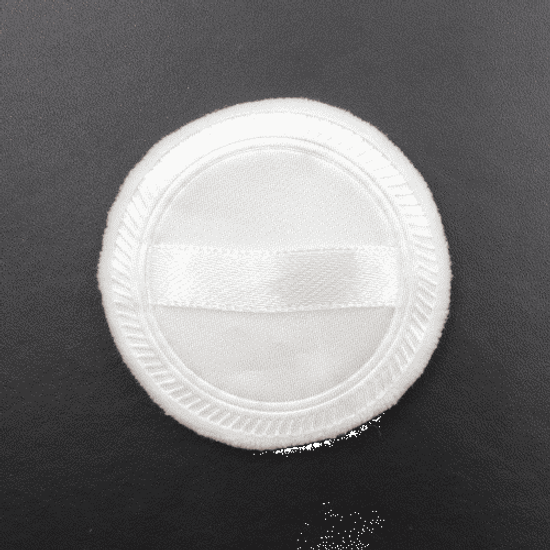 Губка для макияжа iMagic круглая для пудры (белая)