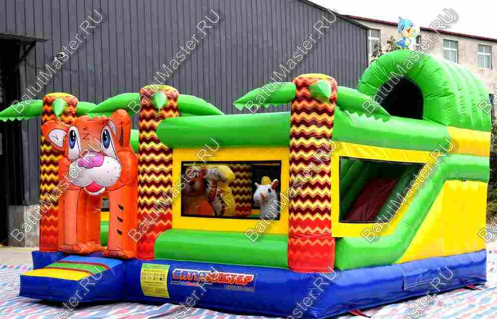 Коммерческий надувной батут "Тигруша", 5*5*4 м