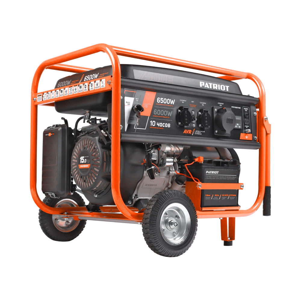 Бензиновый генератор (6.5 кВт) PATRIOT GRS 7500 E