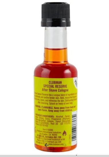 Одеколон после бритья Clubman Special Reserve After Shave Cologne, 50мл