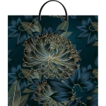 Пакет ПЭ с пластмассовыми ручками 35Тико (по 100) (Золотой цвет (комплект 10 шт)