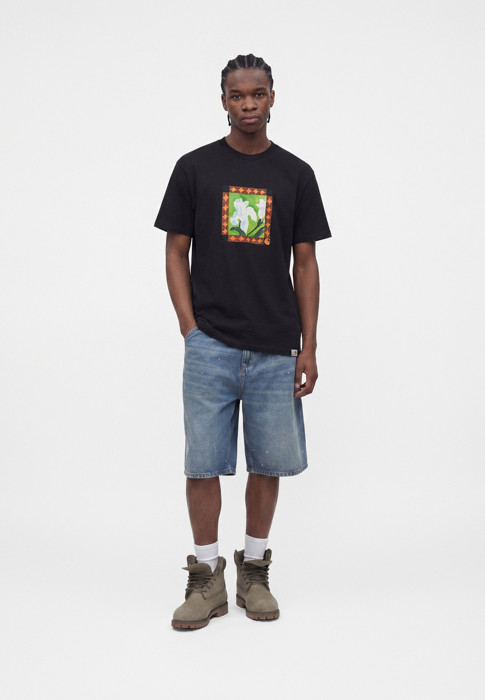 Carhartt WIP JULIA KLENOVSKY - Футболка с принтом - Чёрный