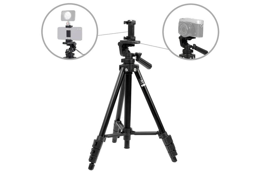 Штатив Benro T560+MH2N c держателем для смартфона