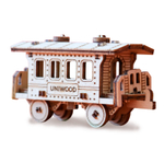 Деревянный конструктор UNIWOOD Набор "Поезд"