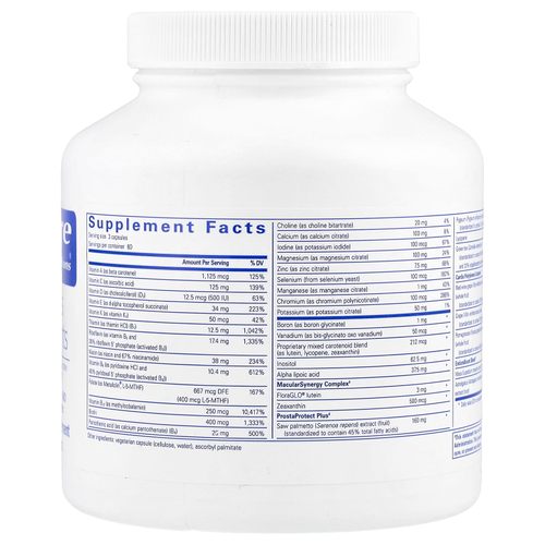 Pure Encapsulations, Питательные вещества для мужчин, 180 капсул