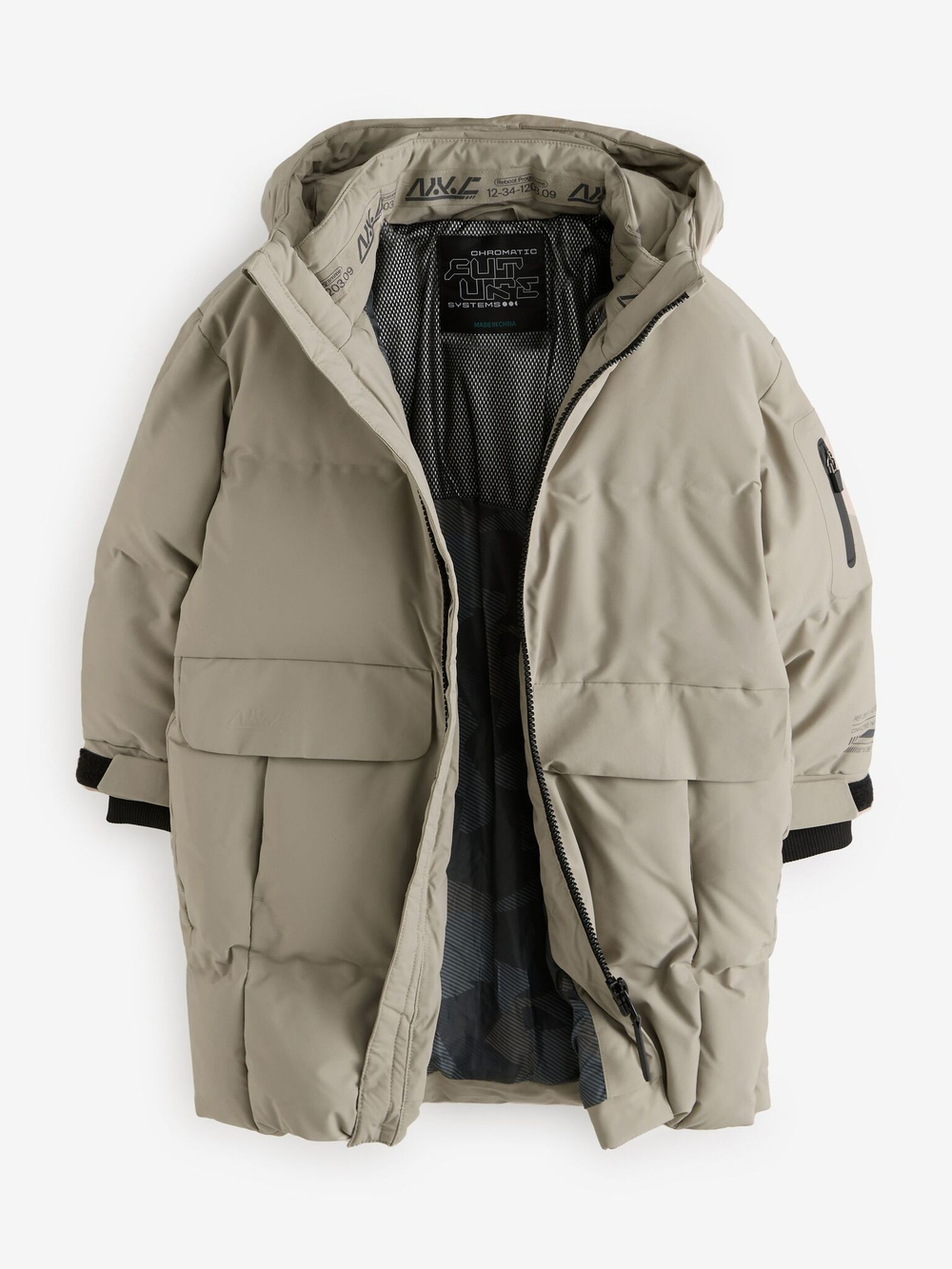 Пуховик непромокаемый для мальчика Next 414-149, Бежевый