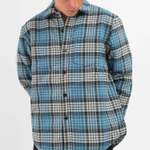 Рубашки Stussy FW21 Quilted Lined Plaid Shirt, 1110190