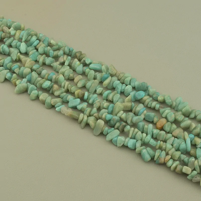 Нитка Амазонит 80 см. (Без замка)
