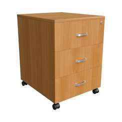 Тумба мобильная с 3-мя ящиками ТФ210, 410х480х570, вишня