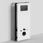 Инсталляция для унитаза WasserKraft Abens 20TLT.010.ME.WH.MB01 белая панель/кнопка черная матовая