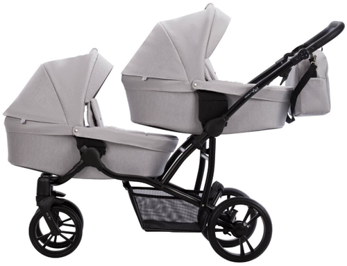 Детская коляска для двойни Bebetto 42 2 в 1 23 св.серый