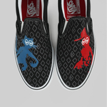 Кеды Vans Slip-On Krooked By Natas For Ray  - купить в магазине Dice