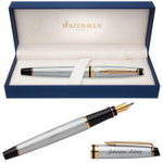 Перьевая ручка Waterman Expert 3, цвет: Stainless Steel GT, перо: F
