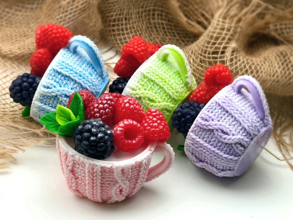 Мыло чашка с ягодками Magic Benefit Soap