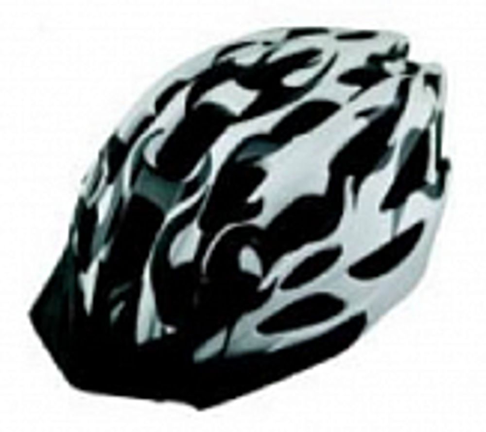 Шлем защитный FSD-HL003 (in-mold) чёрно-белый, размер L