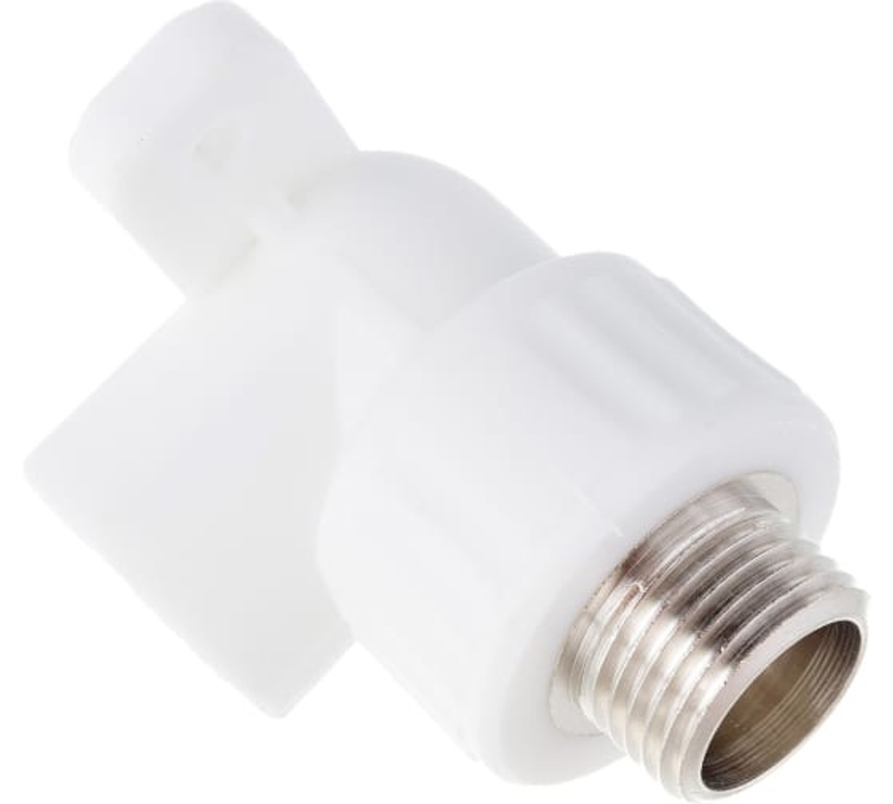 Водорозетка полипропиленовая 20 х 1/2" НР VALFEX PP-R угол с креплением