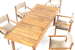 ICON Table Стол обеденный деревянный, массив ироко