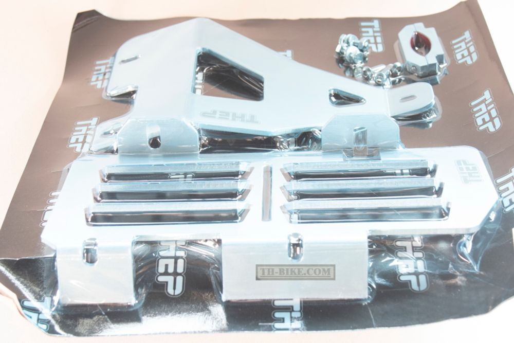 Radiator guard for Honda CRF300L THEP with side bracket reinforcement (2021-Up)