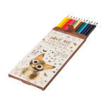 Карандаши 12цв. "Love me. Милый котик" (BrunoVisconti)