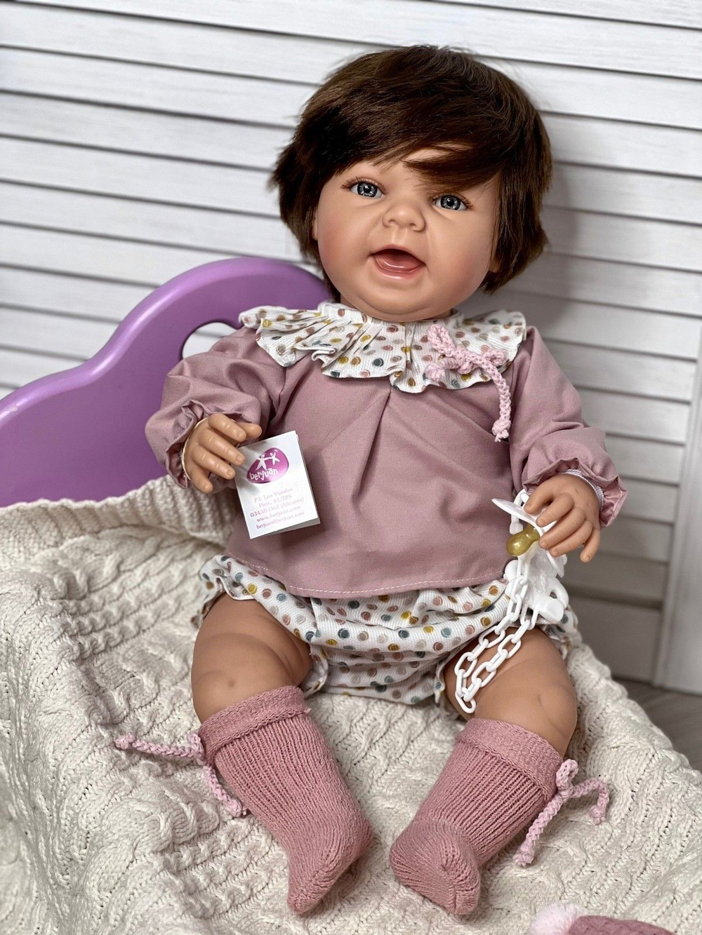 Кукла BERJUAN мягконабивная 50см Baby Sweet (1222)