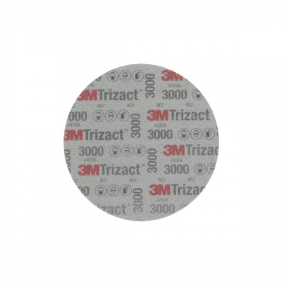 3M Круг абразивный Trizact, d.150мм Р3000, полировальный