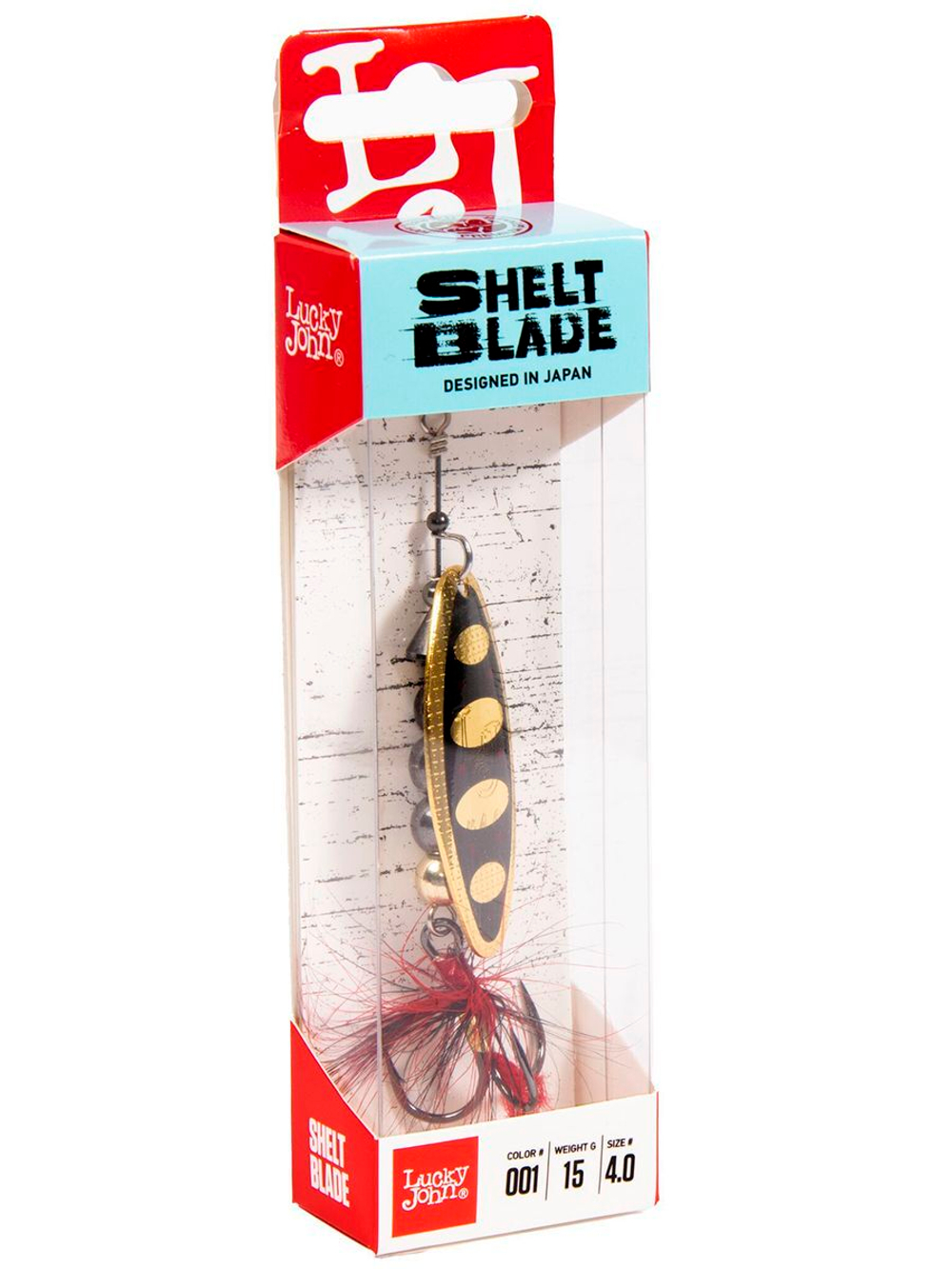 Блесна вращающаяся Lucky John SHELT BLADE 3.0г 010 в блистере