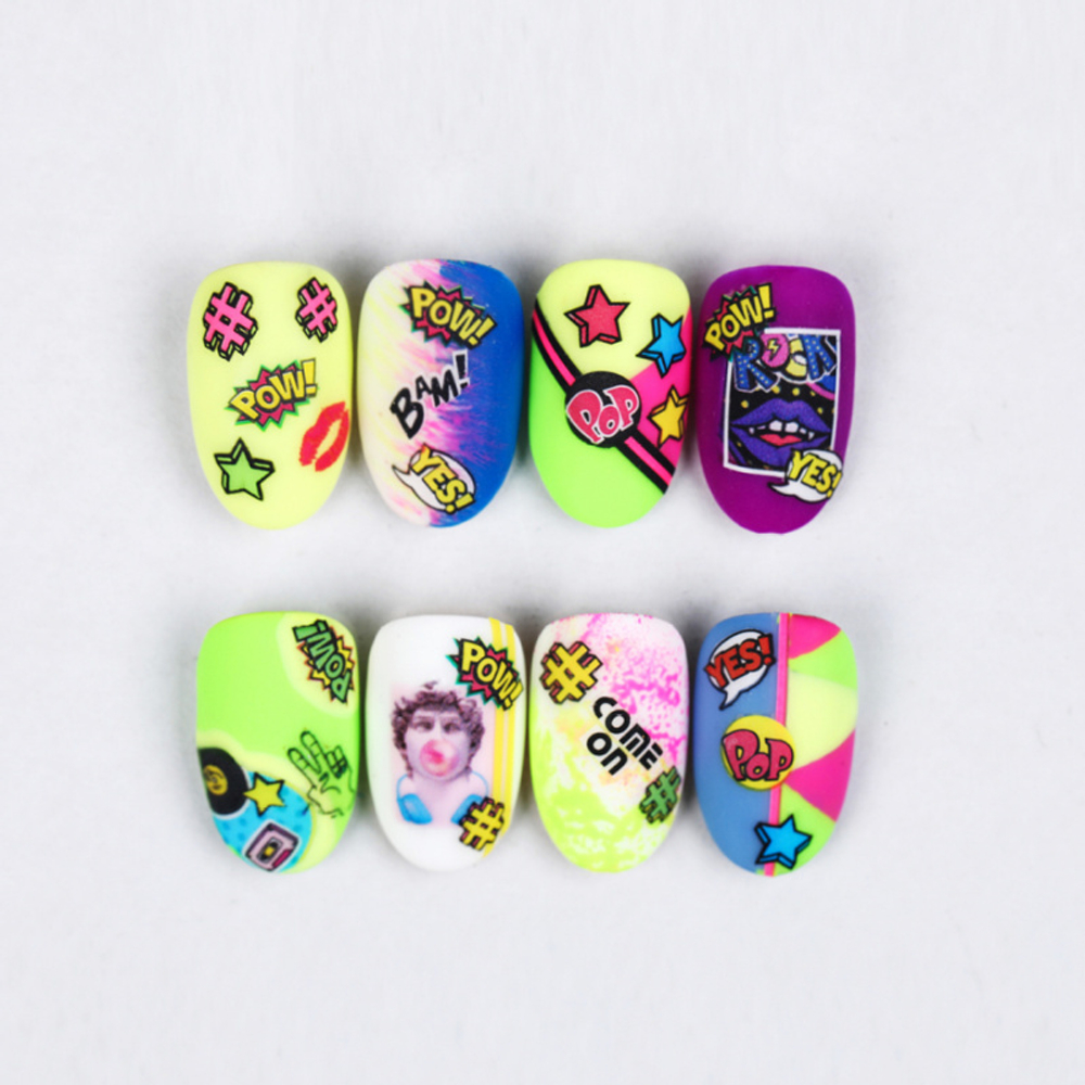 Charmicon 3D Silicone Stickers №128 Поп-Арт