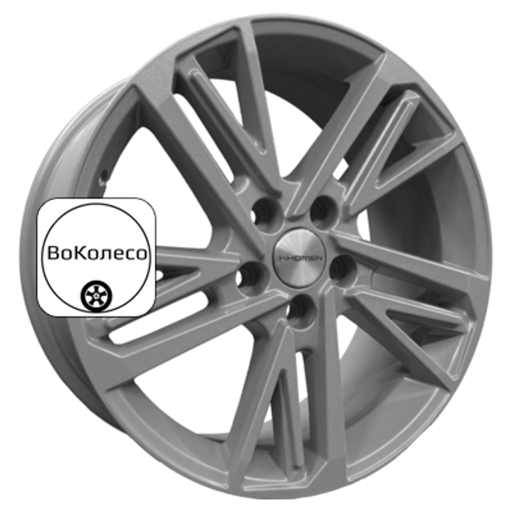 8x18/5x112 ET48 D57,1 KHW1815 (Passat) F-Silver Khomen Wheels