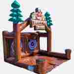 Надувной дартс «Таёжный рубеж» на подкачке, диаметр 3,5 м, размер 3,5×3,5×4 м