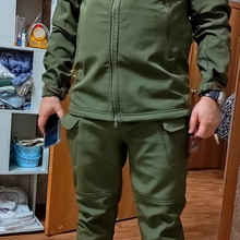 Костюм тактический утепленный Softshell Олива