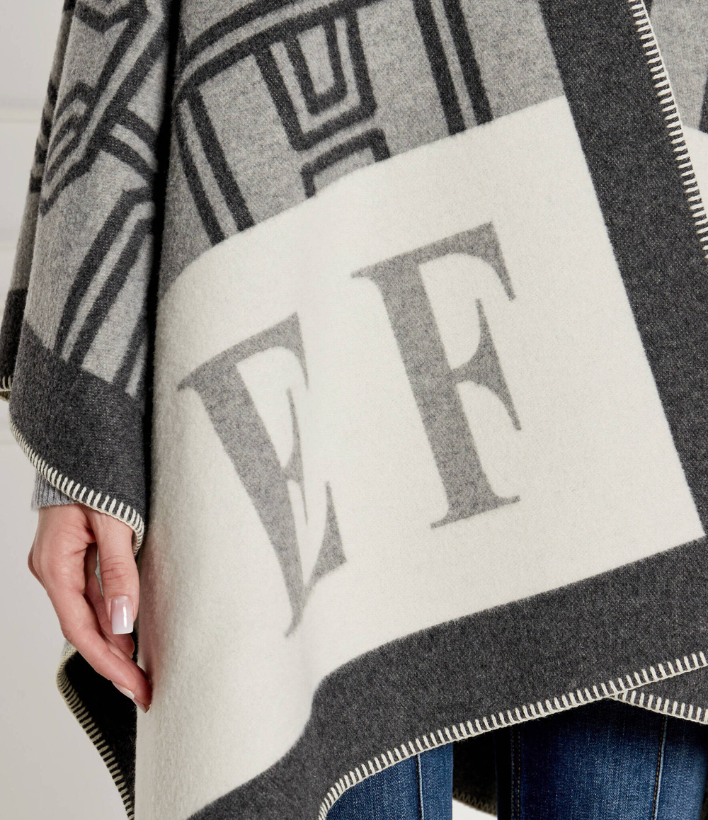 Пончо Elisabetta Franchi - серый(MT02F47E2)