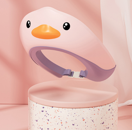 Шапочка-козырек для купания "Уточка", розовый