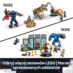 LEGO Marvel Super Heroes - Железный Человек и Военная Машина против дронов Хаммера 76320