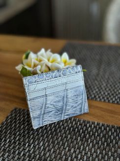 Картхолдер из кожи крокодила WA-213