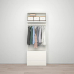 Комбинация для хранения - PLATSA  IKEA/ ПЛАТСА  ИКЕА, 221х80 см, белый
