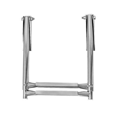 Трап телескопический складной, 2 серых ступени (ширина 305 мм.) (10269446)