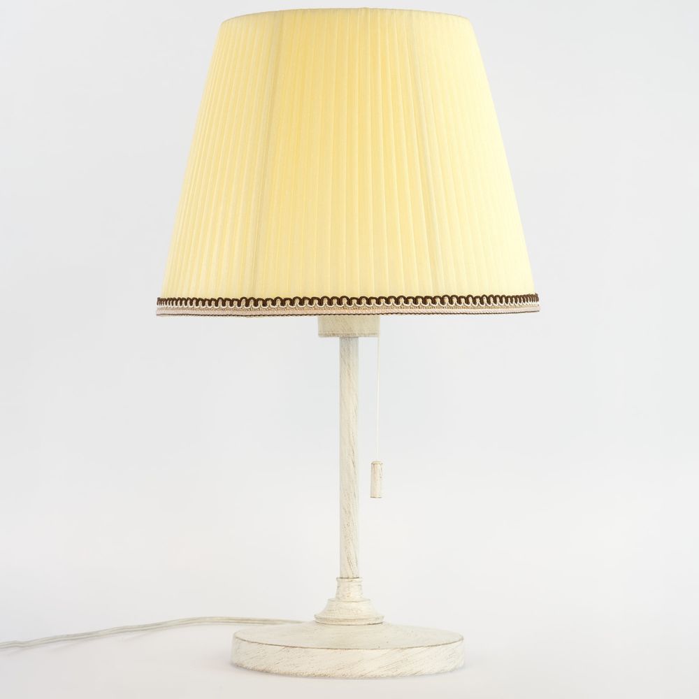 Citilux Линц CL402723 Настольная лампа патина с кремовым абажуром