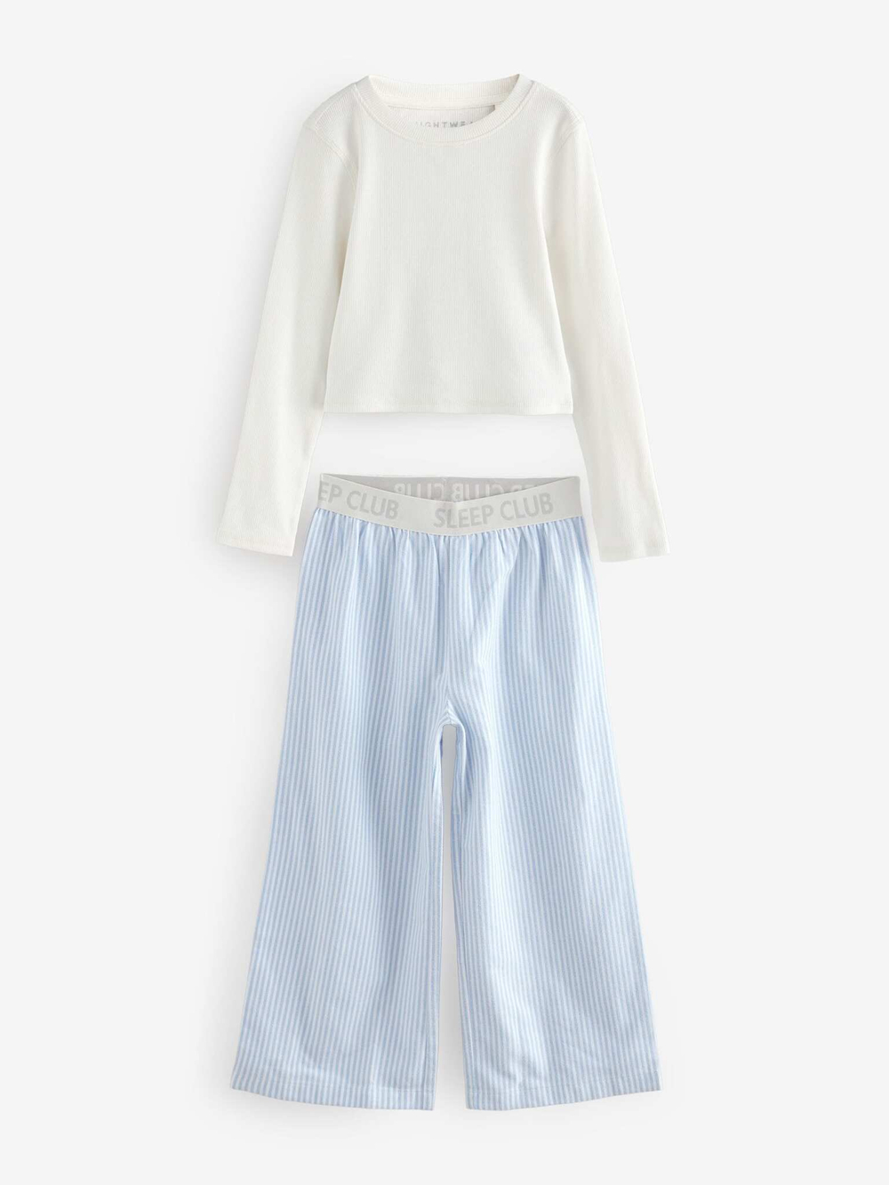 Пижама для девочки Next B68-229, Голубой, Белый