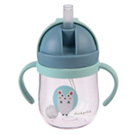 9037730 Поильник с силиконовой трубочкой, 250 мл., цвет МИКС