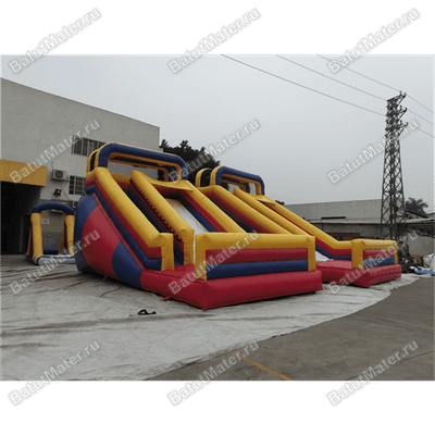 Коммерческий надувной батут "Русские салазки"