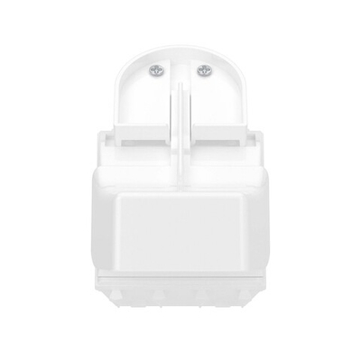 Адаптер для оптоволоконных разъемов 2хST модульный, c системой пломбировки "Avanti", "Белое облако", 2 модуля