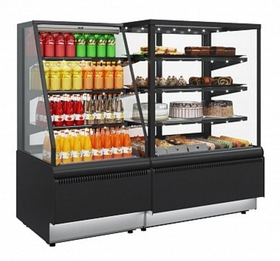 Витрина кондитерская Carboma KC70 VM 0,6-2 Standard открытая