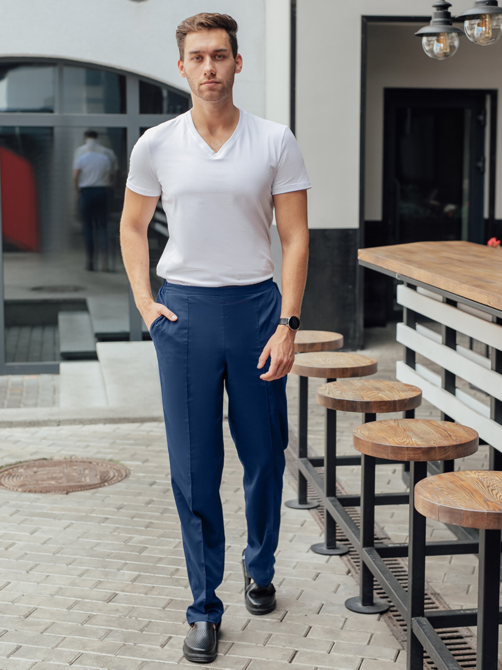 Костюм медицинский мужской | Бл-510 а+Б-108 клеон лайт