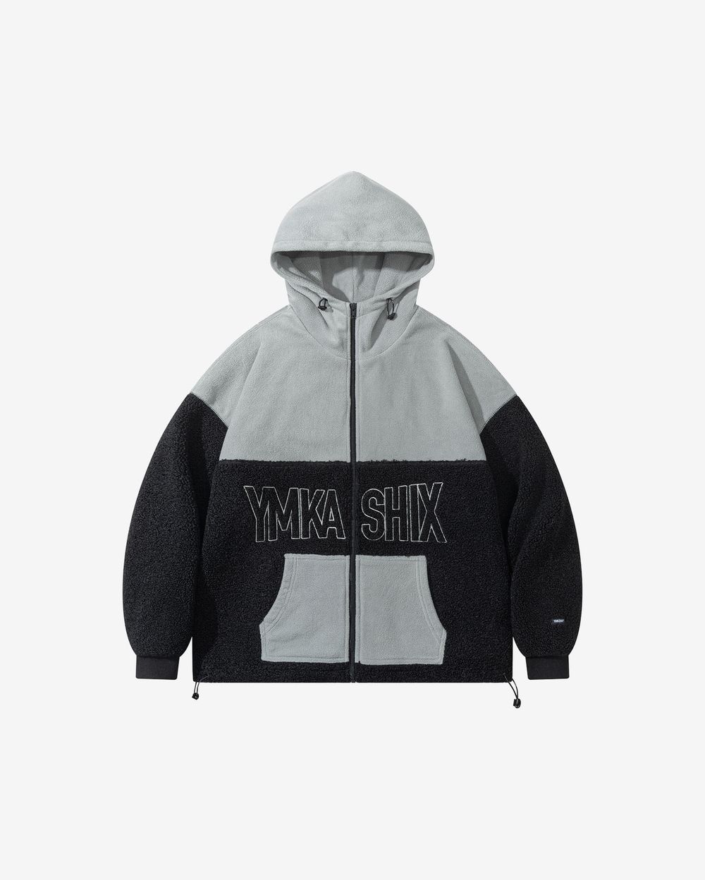 Купить Худи Ymkashix Little Lamb Zip черный/серый Худи Ymkashix Little Lamb Zip черный/серый