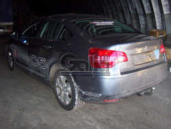 Фаркоп оцинкованный Galia C055C для Citroen C5 III седан 2008-2017, Peugeot 407 седан 2004-2010(паспорт и сертификат в комплекте)(без электрики)