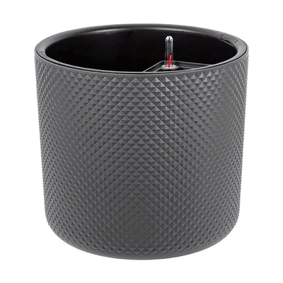 Кашпо ФАСЕТ D360мм 29л с вставкой и с автополивом Белый