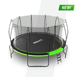 Батут unix line 14 ft ufo green