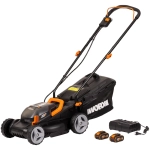 WORX WG779E.1 газонокосилка аккумуляторная (2 x 4 Ач, ЗУ)
